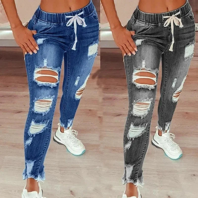 Ripped Light Blue Jeans