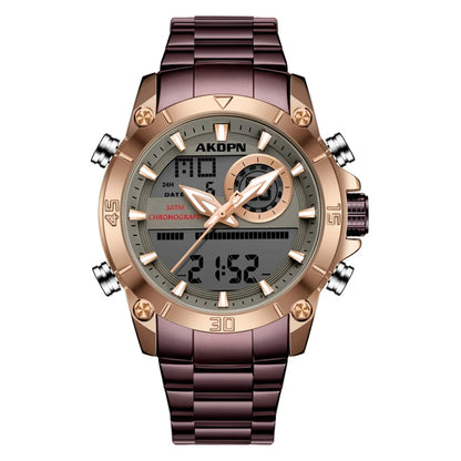 Mens Multi Color Dial Stainless Steel Analog Watch