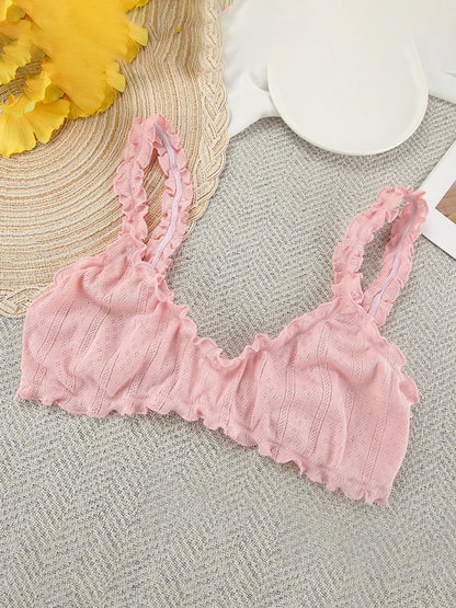 Womens 3 Piece Sleepwear Set O Neck Long Sleeve Nightie Tank Tops Shorts Pajamas For Cozy Nights