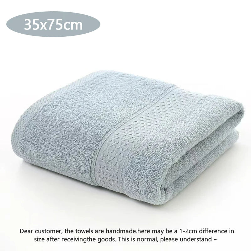 Solid Black Color Home Hotel Style Cotton Hand Bath Towels