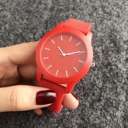 Crocodile Style Quartz Watches: Unisex Casual Silicone Bands