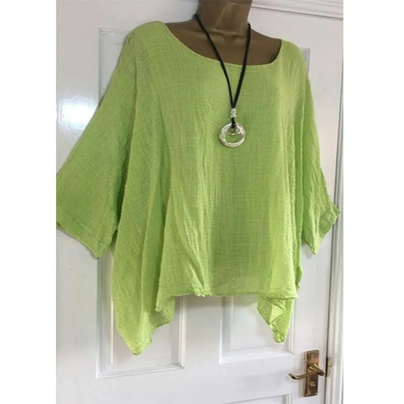 Women Plus Size Batwing Sleeve Sweater