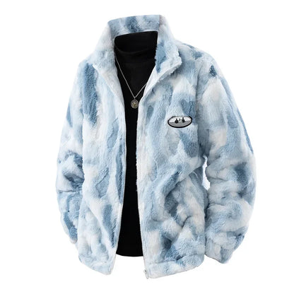Plus Size Furry Warm Jacket for Effortless Cozy Chic Winter Street Style