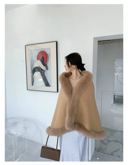 Luxury Furry Hooded Snow Coats