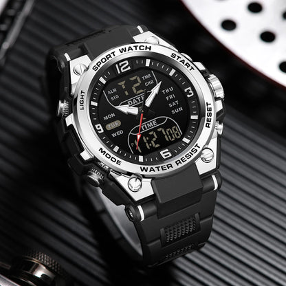 Mens 50m Waterproof Mascular Digital Analog Display Watches