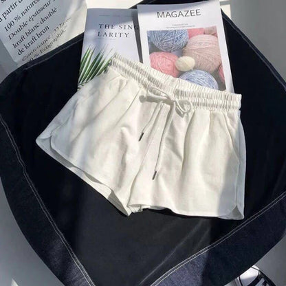 High Comfort Elastic Waist Drawstring Women Shorts