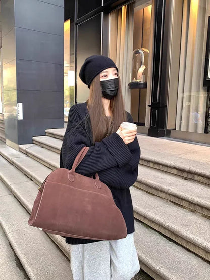 V-Neck Single-Breasted Knit Cardigan – Casual Autumn 2025