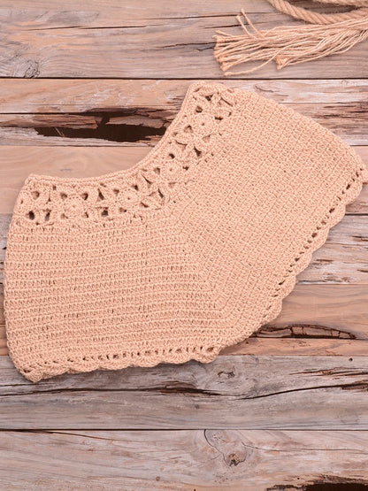 Womens Crochet Micro Brazilian Bikini Tops