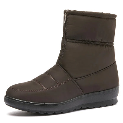 Womens Winter Front Up Zipper Cool Boots