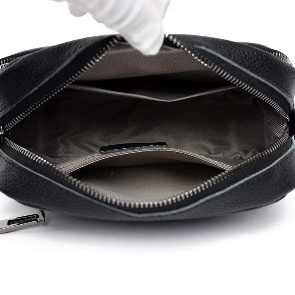 Womens Small Leather Buckle Messenger Bags