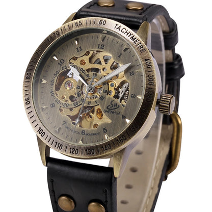 Vintage Steampunk Aesthetic - Luxury Mechanical Skeleton Watch