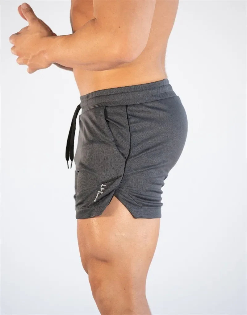 Hit Hard Casual Mens Breathable Gym Training Shorts