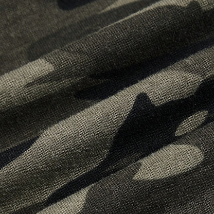 Camouflage Design Off Shoulder Women Streetwear Crop Top