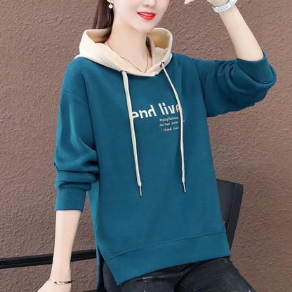 2025 Polar Fleece Hoodie Women S Loose Fit Pullover Sweatshirt For Spring Fall