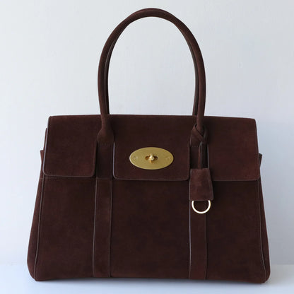 Moonlight Design Cowhide Genuine Leather Elegant Large Capacity Tote Bags