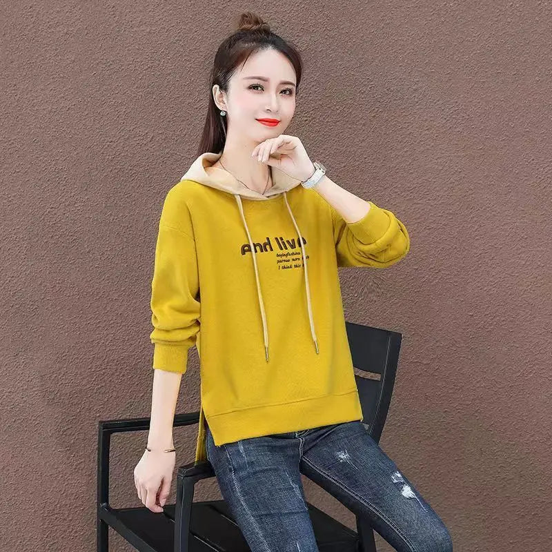 2025 Polar Fleece Hoodie Women S Loose Fit Pullover Sweatshirt For Spring Fall