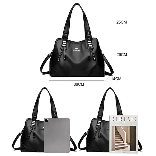 Womens Minimal Soft Leather Handbags