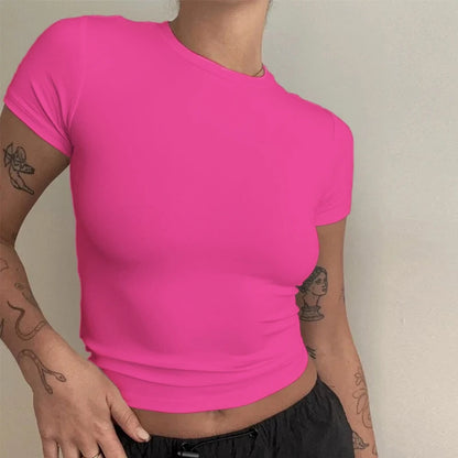Womens Sportwear Short Sleeve Gym Tops