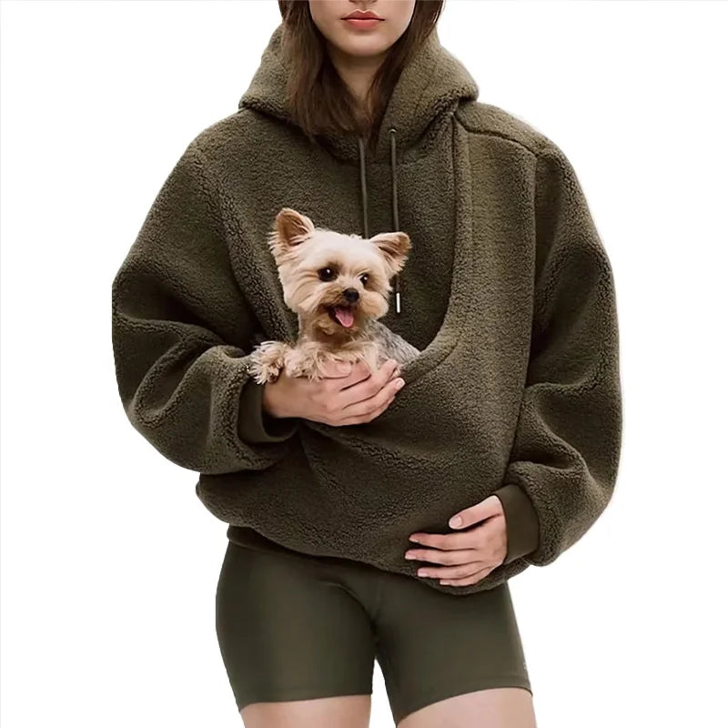 Cat Lover Front Carrier Pack Kangaroo Hoodie