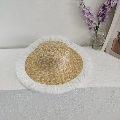 Hepburn Vintage Design Elegant Straw Sun Cap Hat
