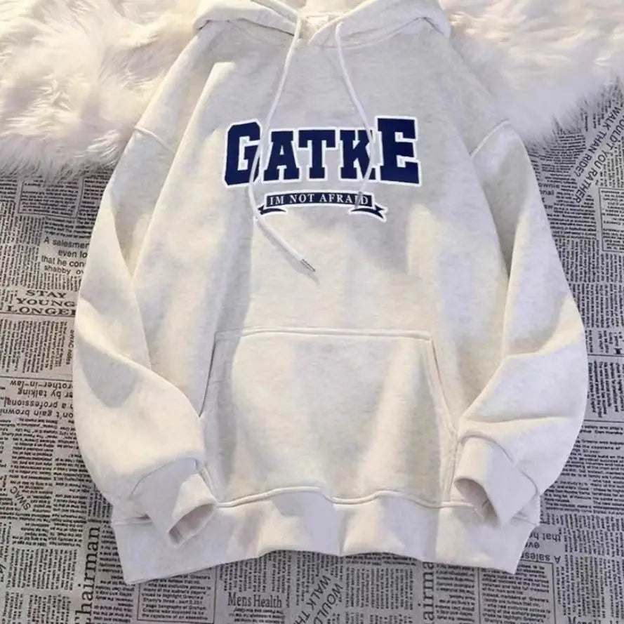 2356 What Is The Next One Printed Cotton Casual Hoodies