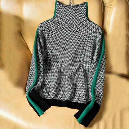 Womens Colorful Knit Sweater