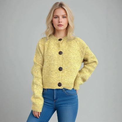 2025 Winter Women S Solid Color Cardigan Knitted Loose Fit Xxl Sweater Coat With Pockets Black