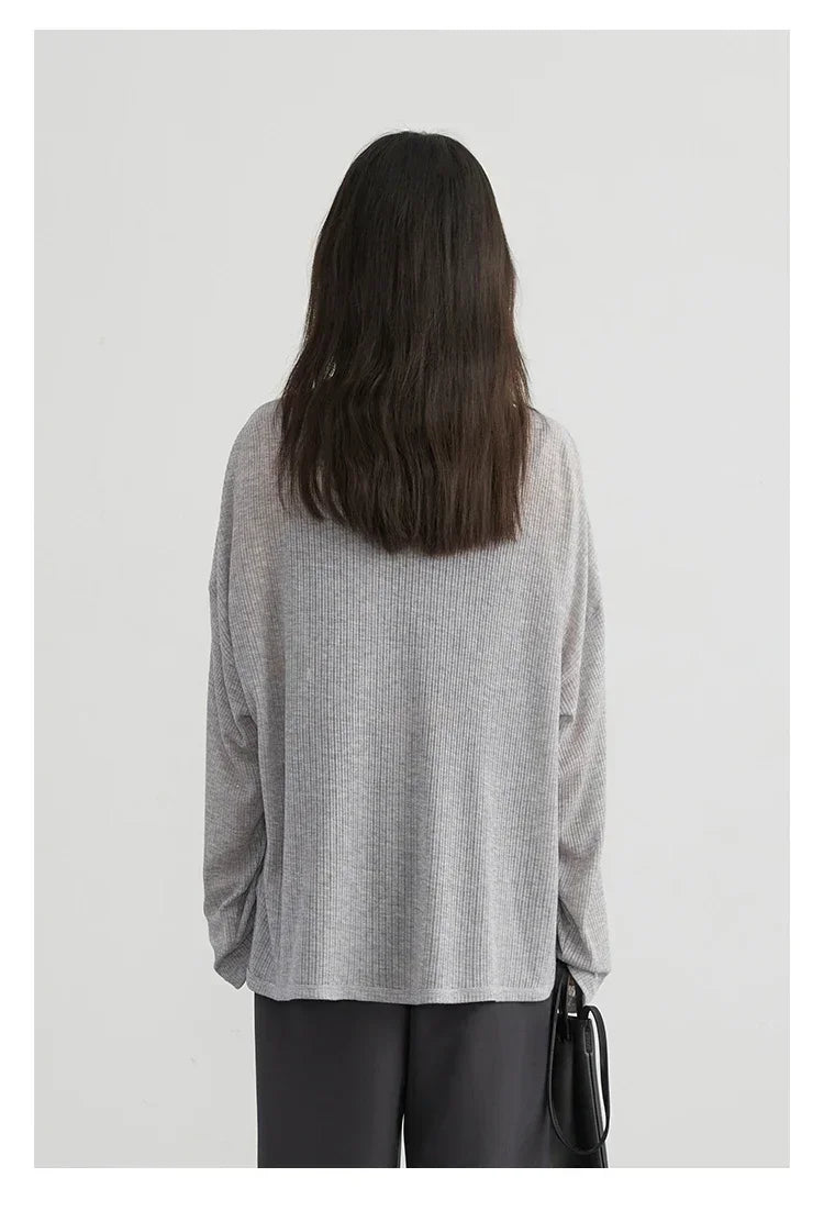 Lightweight V-Neck Knit Cardigan for Women – 2025 Spring & Summer