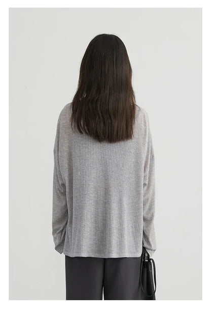 Lightweight V-Neck Knit Cardigan for Women – 2025 Spring & Summer