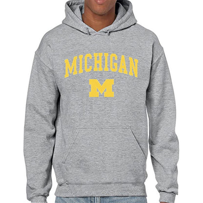 Michigan University Hoodie – Hip Hop Fleece Streetwear Unisex Pullover