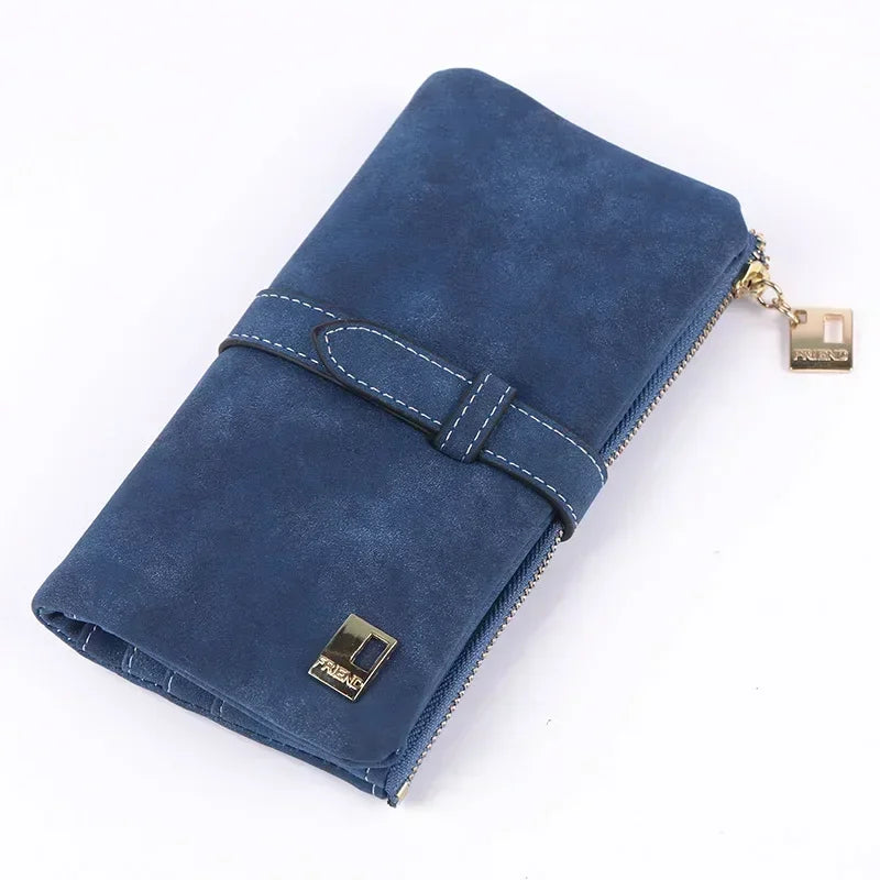New Womens Two Fold Long Wallets