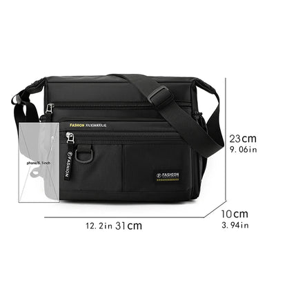 Mens Casual Shoulder Messenger Bag Stylish Crossbody Satchel For Everyday Use