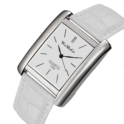 Classic Square Dial Ceramic Band Men Black Watches