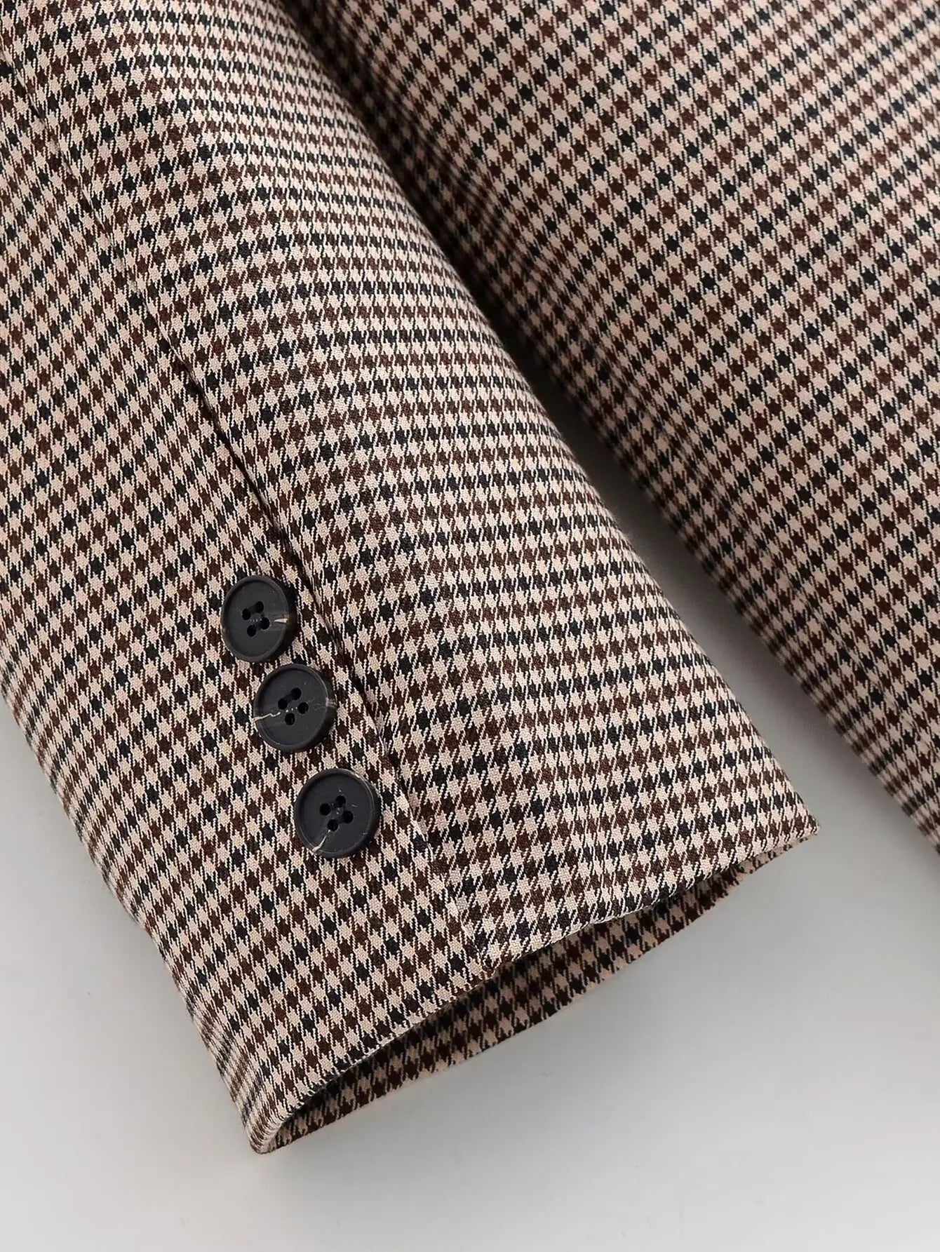 Double Breasted Plaid Jackets