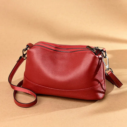Contemporary Icon: Genuine Leather Designer Shoulder Bag