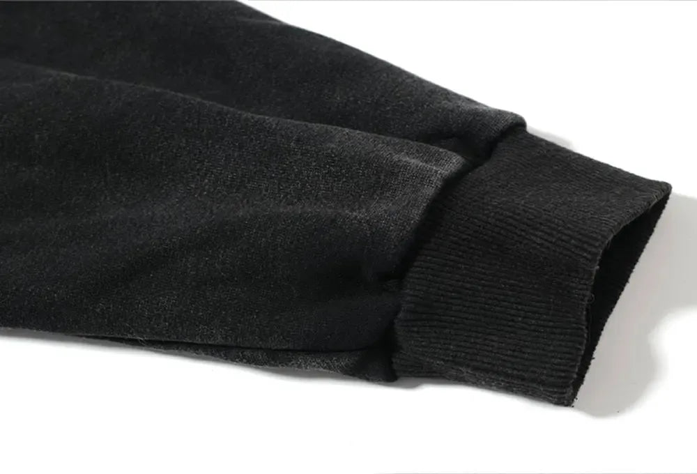 American Graffiti Oversized Cotton Hoodie – Vintage Streetwear Unisex Sweatshirt