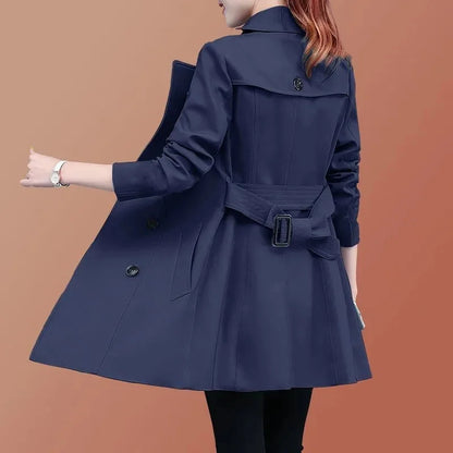 New Belted Khaki Trench Coat