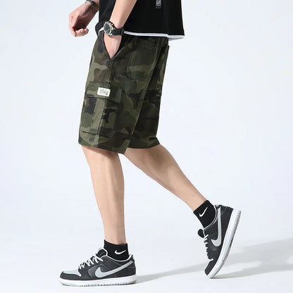 Casual Summer Style Mens Cotton Camouflage Shorts