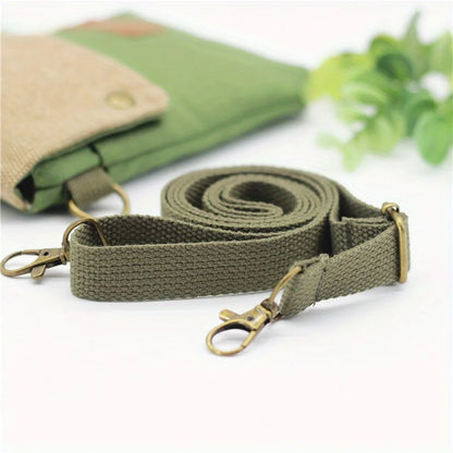 Sage Green Canvas Mini Phone Bag
