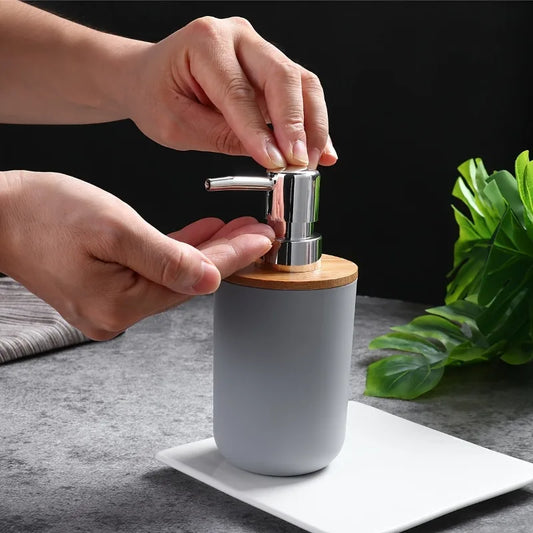 280ml Bamboo Lotion Soap Dispenser