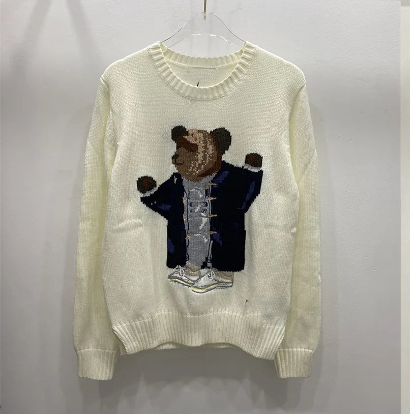 Womens Sweety Bear Cartoony Sweater