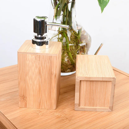 280ml Bamboo Lotion Soap Dispenser