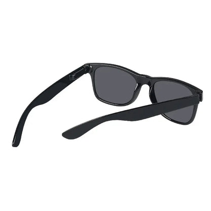 Timeless Cool: Classic Black Square Wayfarer Sunglasses