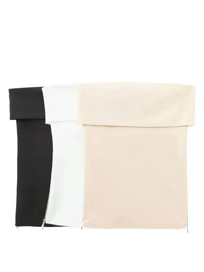 Off Shoulder Backless Sleeveless Tube Top For Women