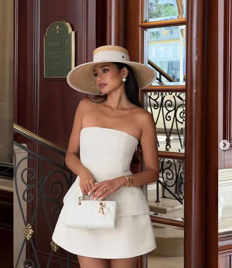 Hepburn Vintage Design Elegant Straw Sun Cap Hat