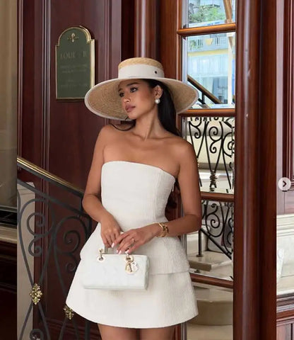 Hepburn Vintage Design Elegant Straw Sun Cap Hat
