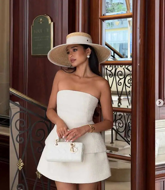 Hepburn Vintage Design Elegant Straw Sun Cap Hat