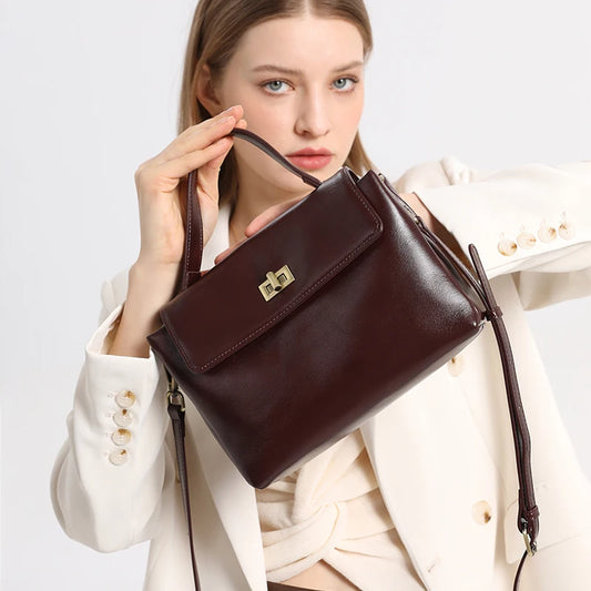 Genuine Leather Luxury Kangaroo Casual Women Handbags