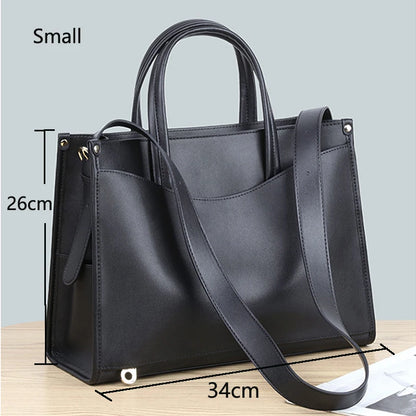 Homme Fashion Brown Soft Leather Handbags
