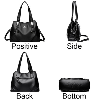 Womens Minimal Soft Leather Handbags